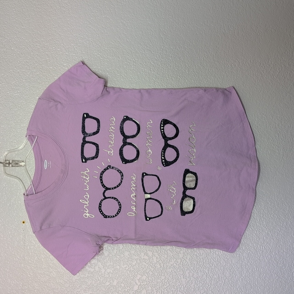 Old Navy/ Girls/ Pink Graphic Short Sleeve Tee/Size:XL(14)